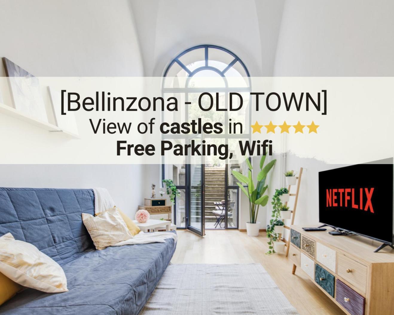 Bellinzona-Centro Storico Vista Castelli A ☆☆☆☆☆ Διαμέρισμα Εξωτερικό φωτογραφία